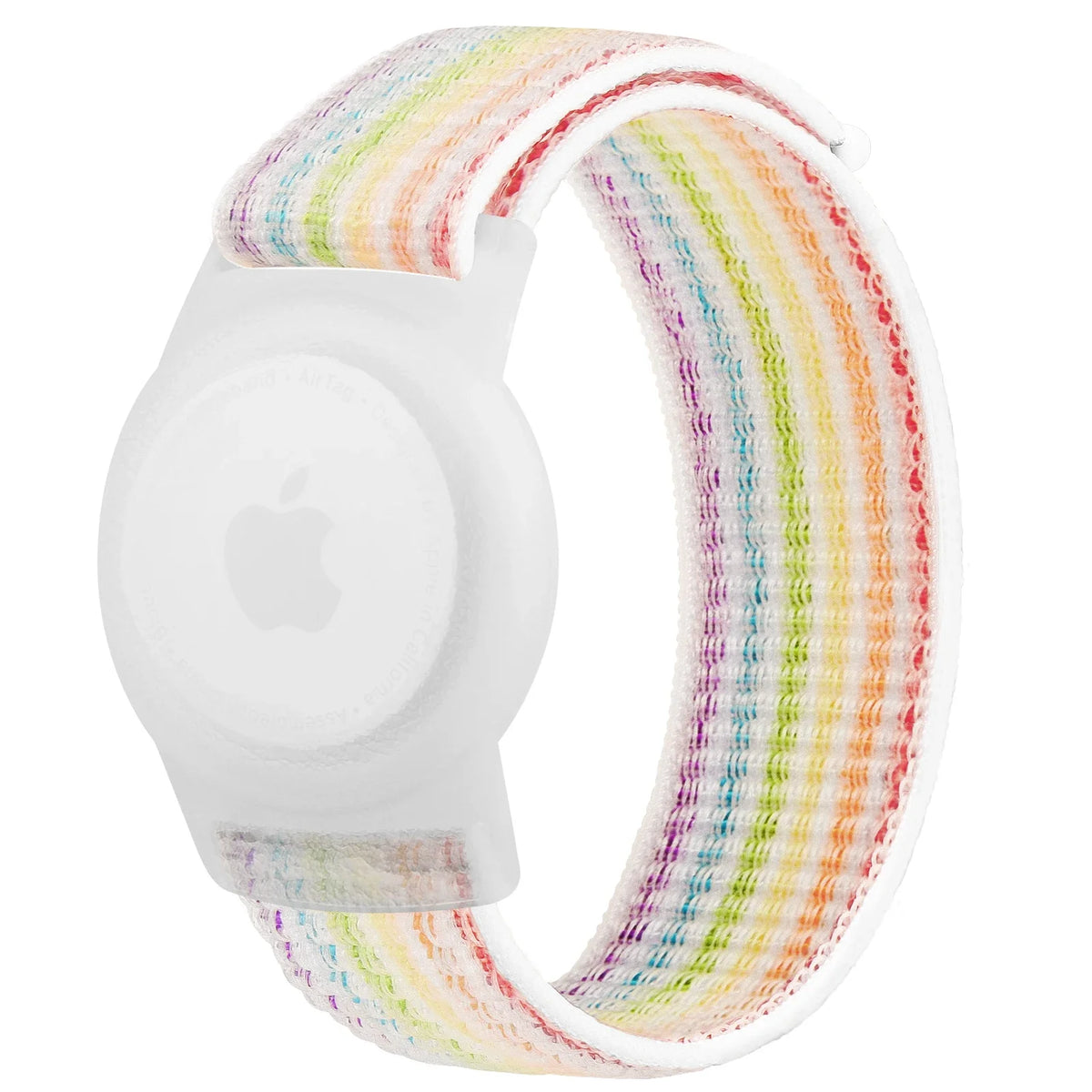 AirTag-Kinderarmband mit Pastellstreifen