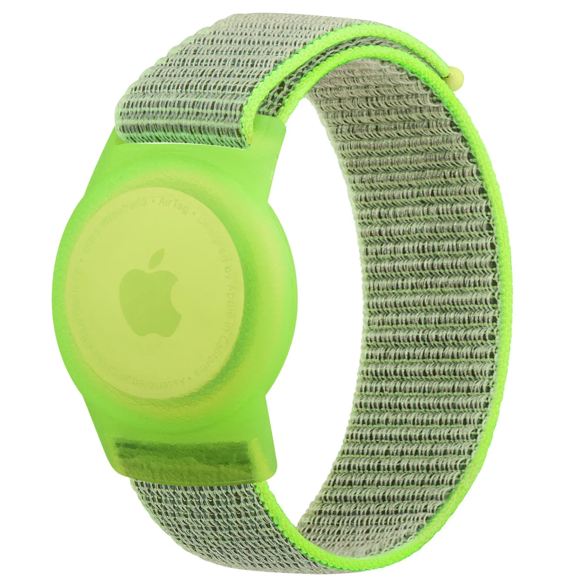 AirTag-Kinderarmband in Neongrün