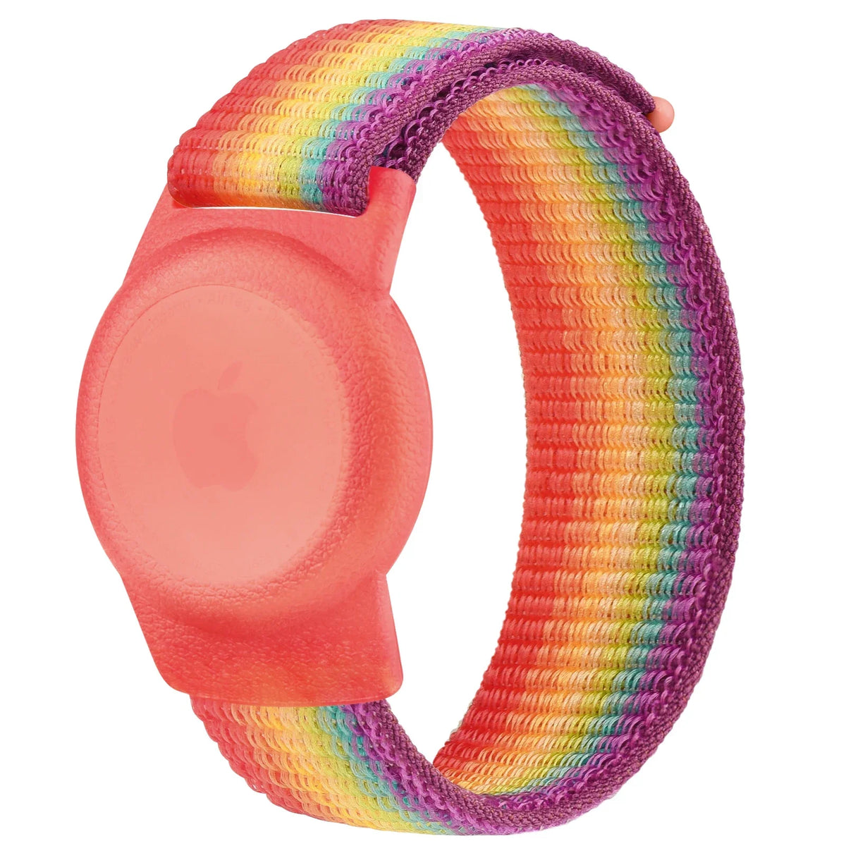 AirTag-Kinderarmband in Regenbogenfarben